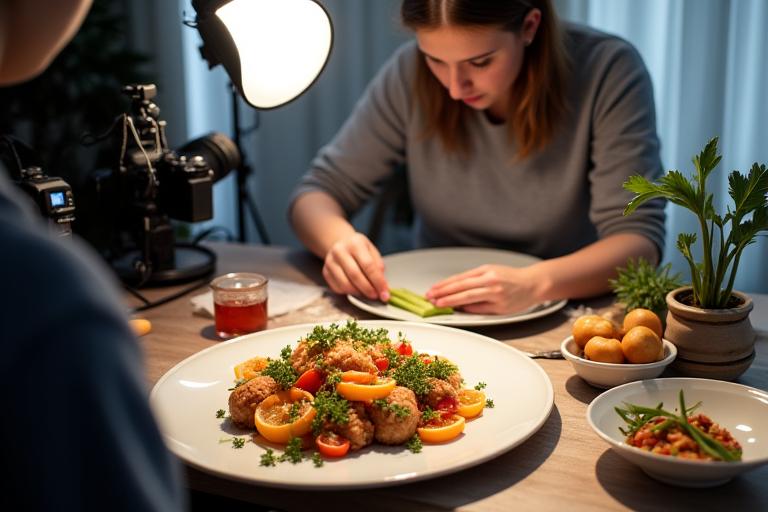 Food photography workshop session